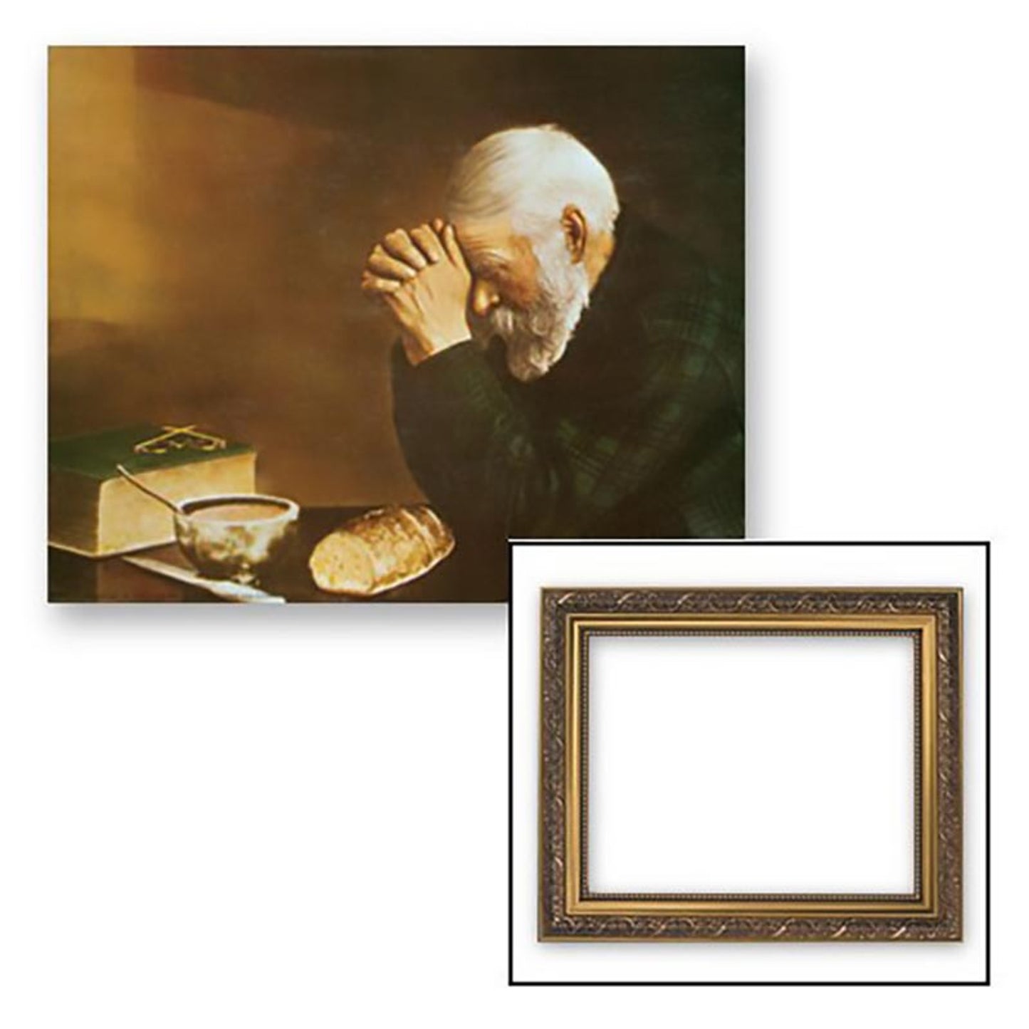 Grace Gold Tone Framed Print