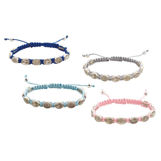 Four Color Macrame Bracelets - Our Lady of Grace