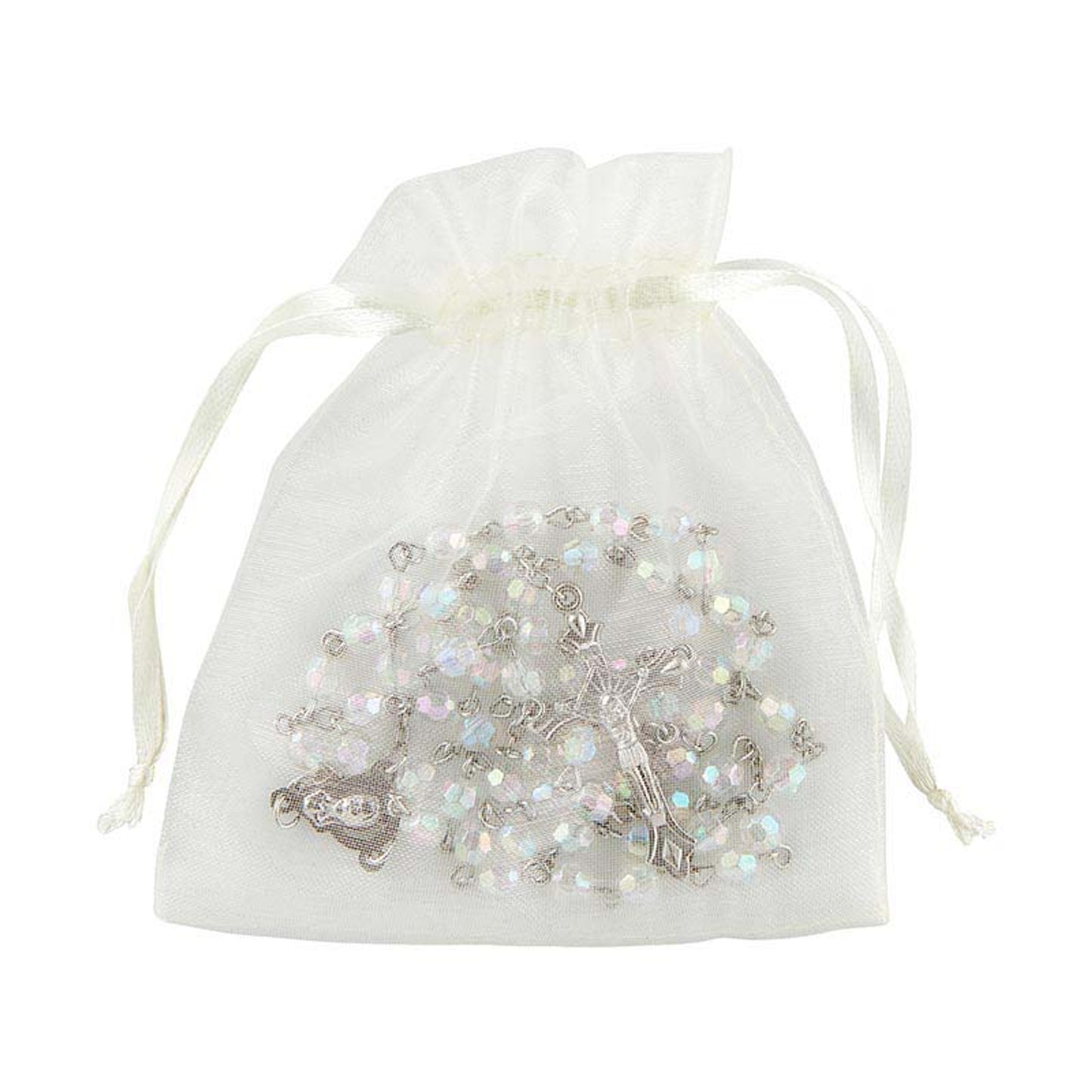 White Crystal Rosary