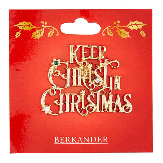 Keep Christ In Christmas Pin