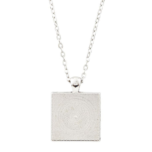 Our Lady Of Guadalupe Art Tile Pendant With Chain