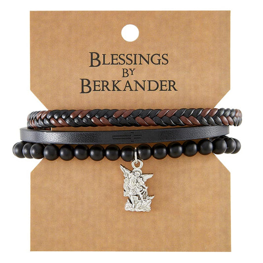 Saint Michael Bracelet Stack - 6 pack