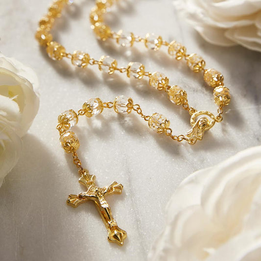 Basilica Collection - Clear Rosary