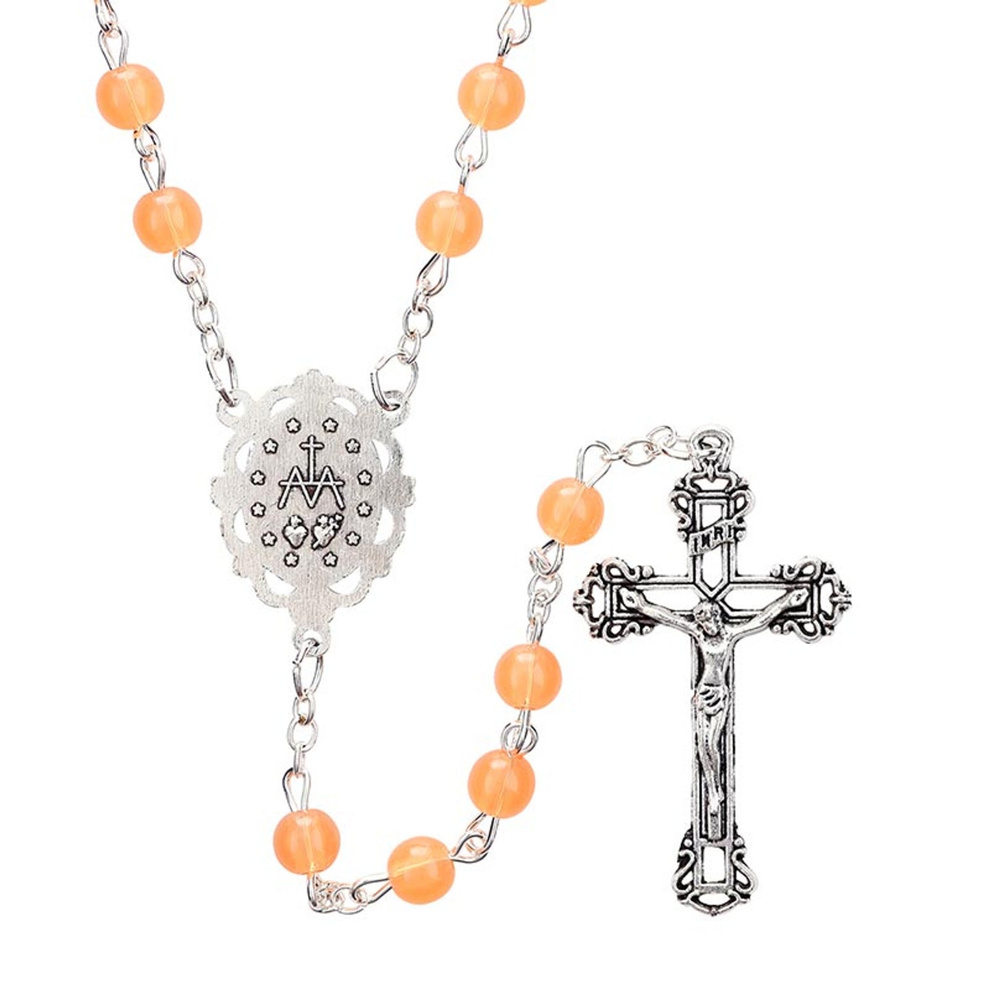 Orange Rosary - 6 pack
