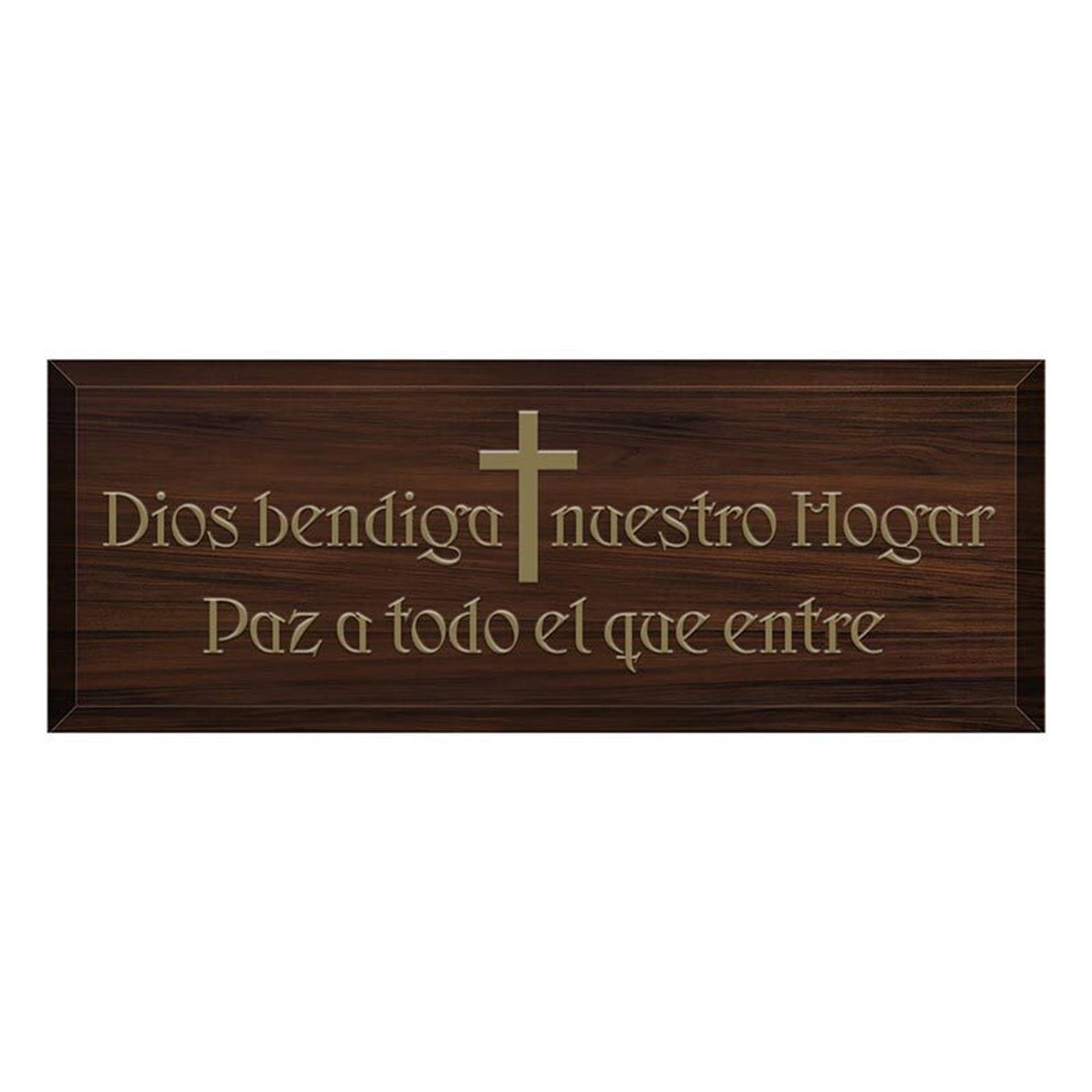 God Bless Our Home Plaque - Spanish