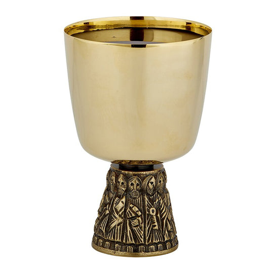 Last Supper Chalice & Bowl Paten Set