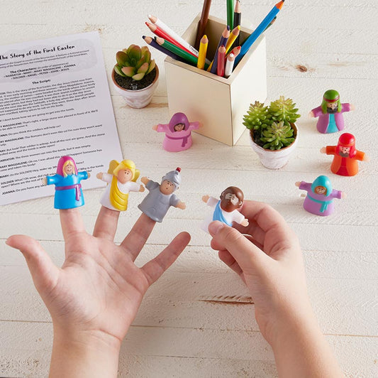 Easter Story Finger Puppets