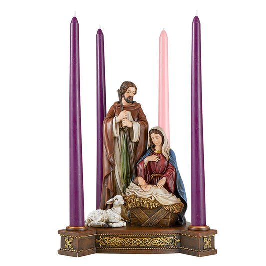 Holy Family Advent Candleholder (J5510)
