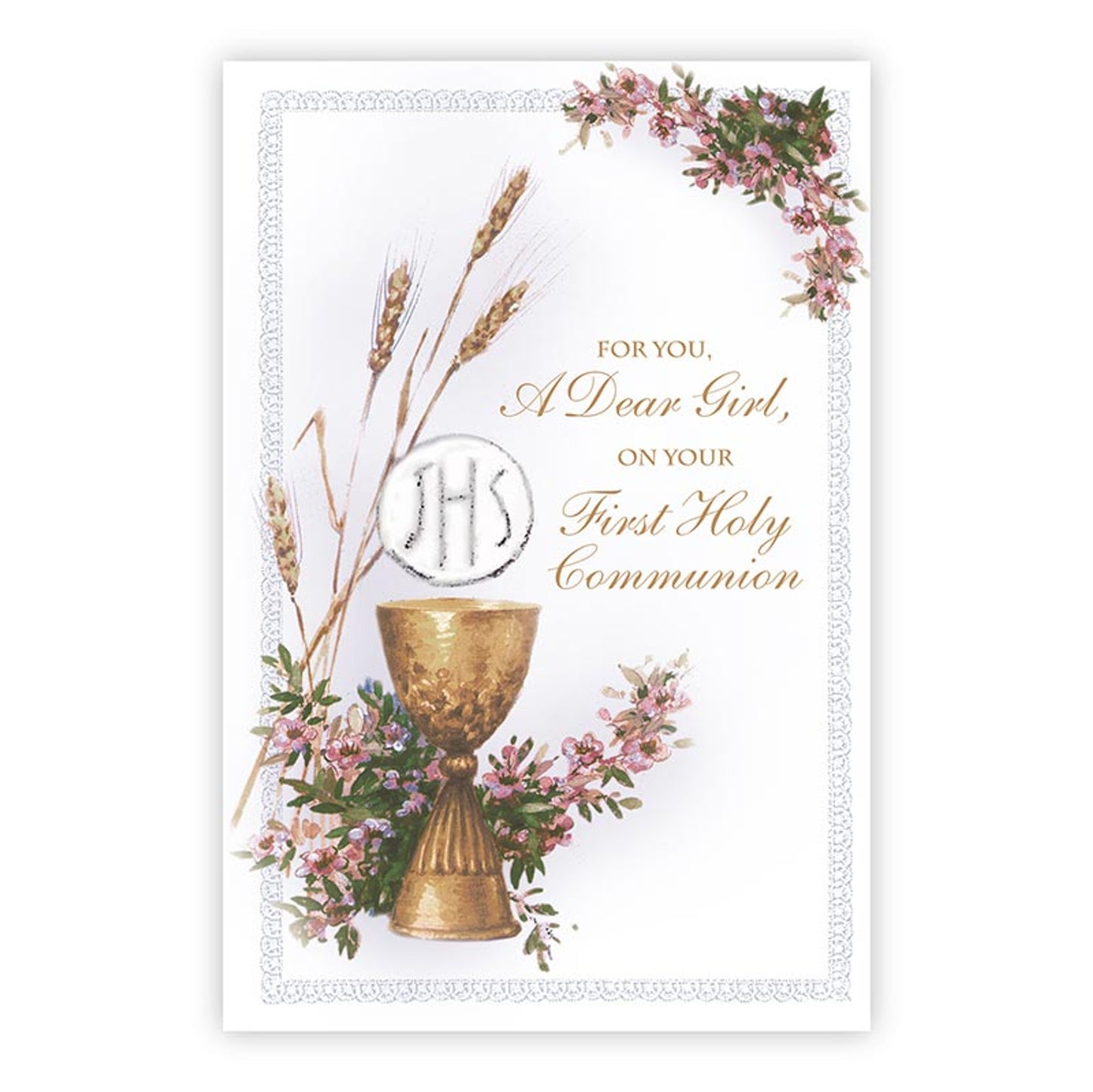 Greeting Card - For a Dear Girl on Her First Holy Communion - 12 pack