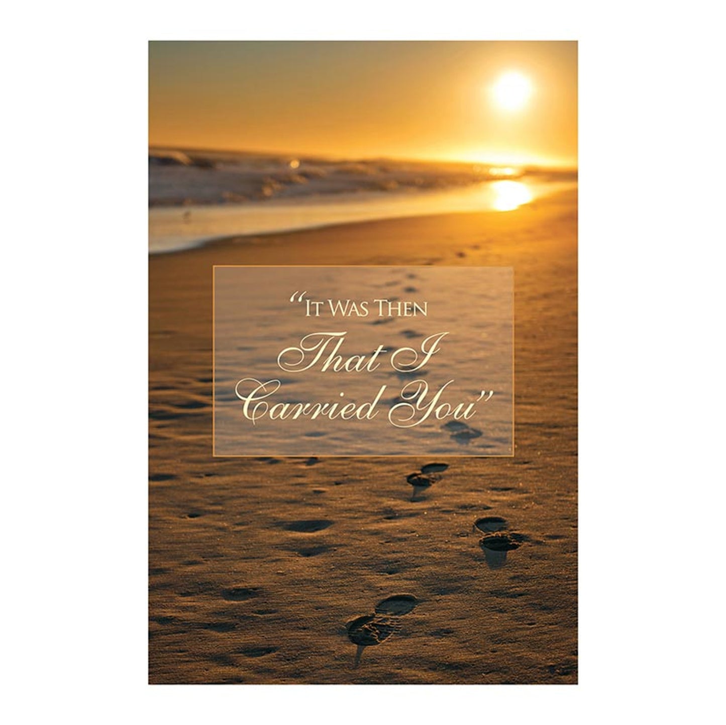 Note Card - Footprints - 12 pack