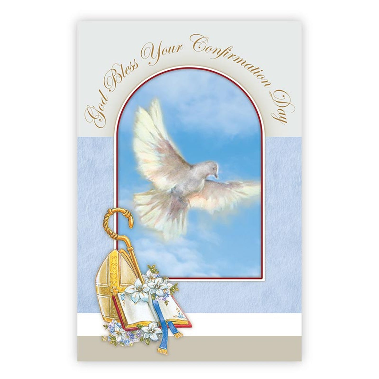 God Bless Your Confirmation Day Greeting Card - 12 pack