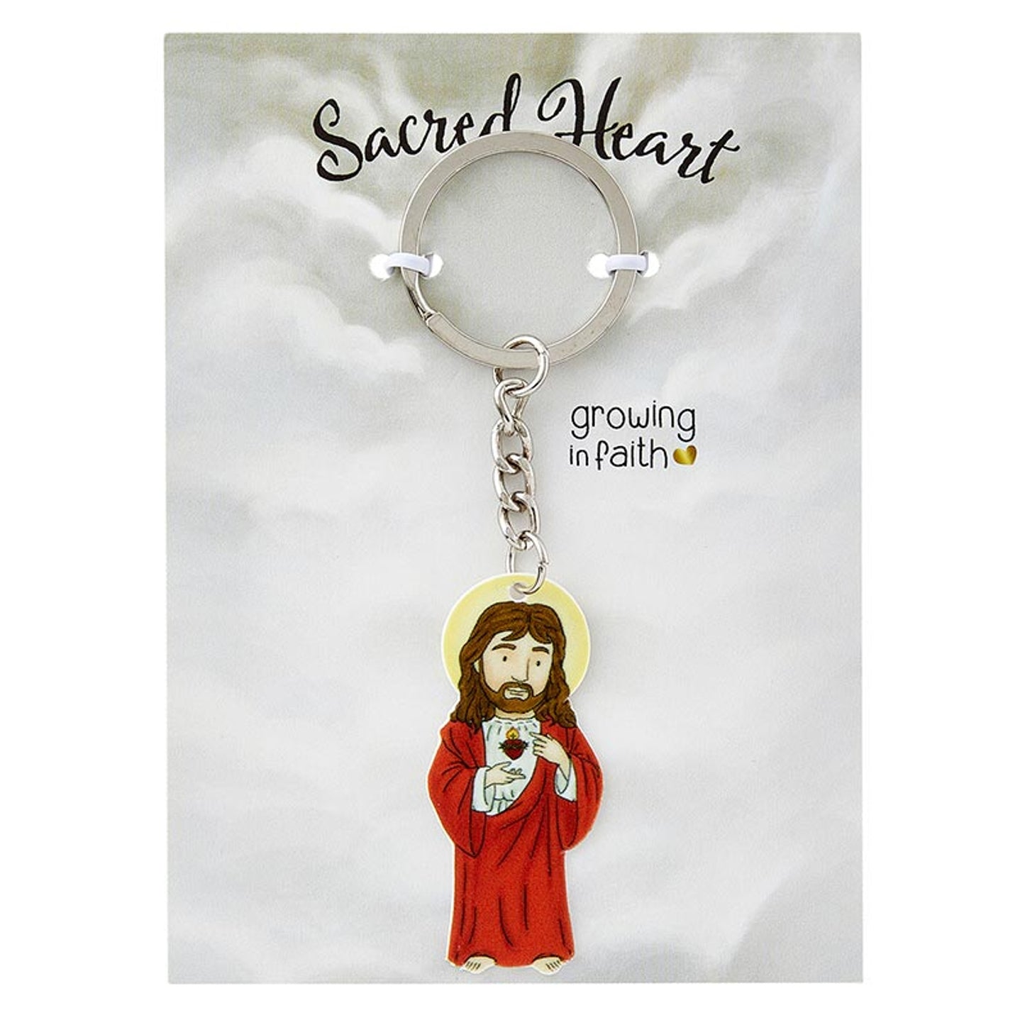 Sacred Heart Keychain - 12 pack