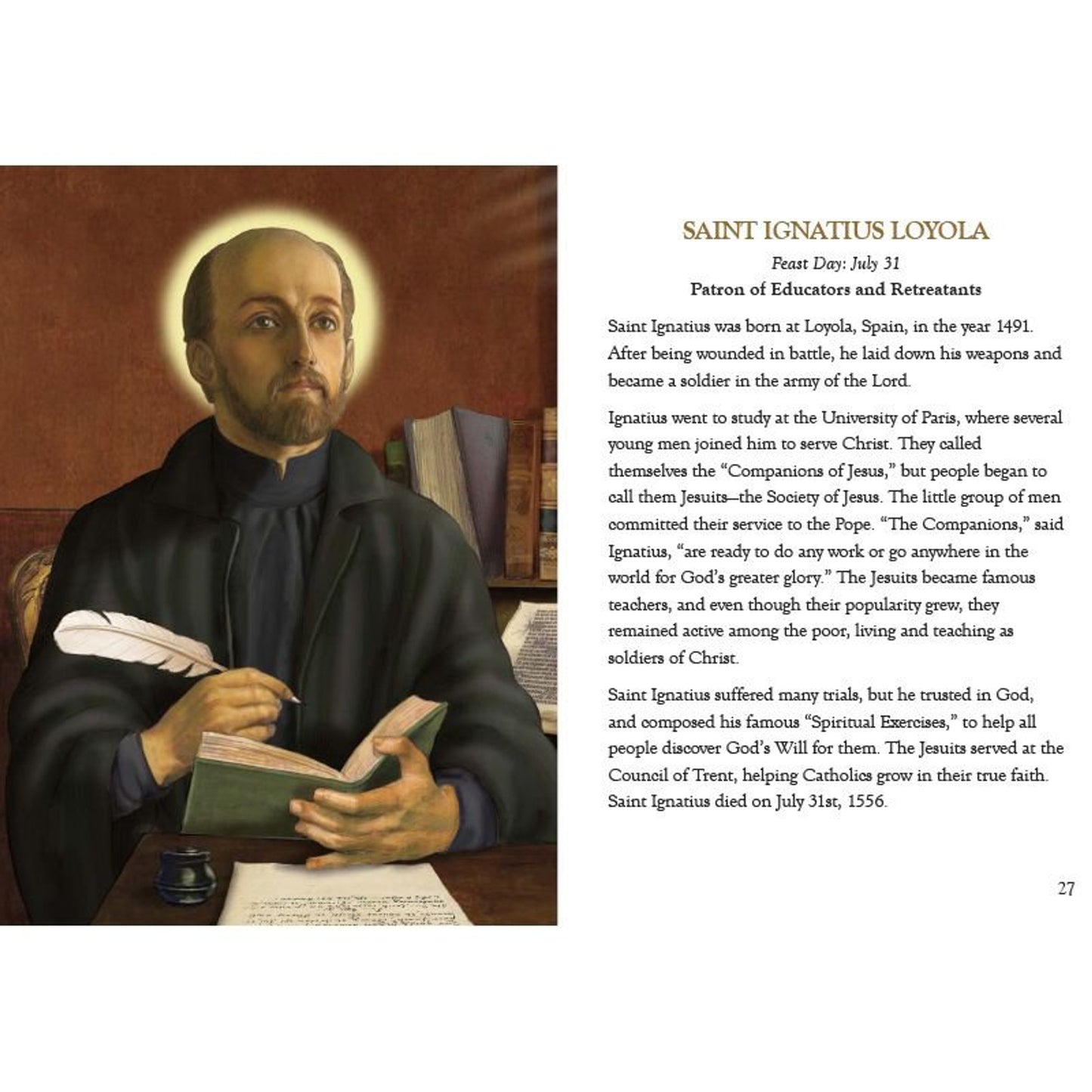 Aquinas Press Saints For Boys