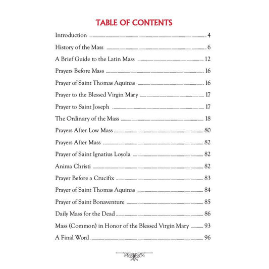 Aquinas Press Prayer Book - Latin Mass