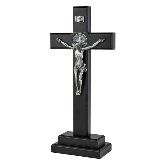 Saint Benedict Standing Crucifix