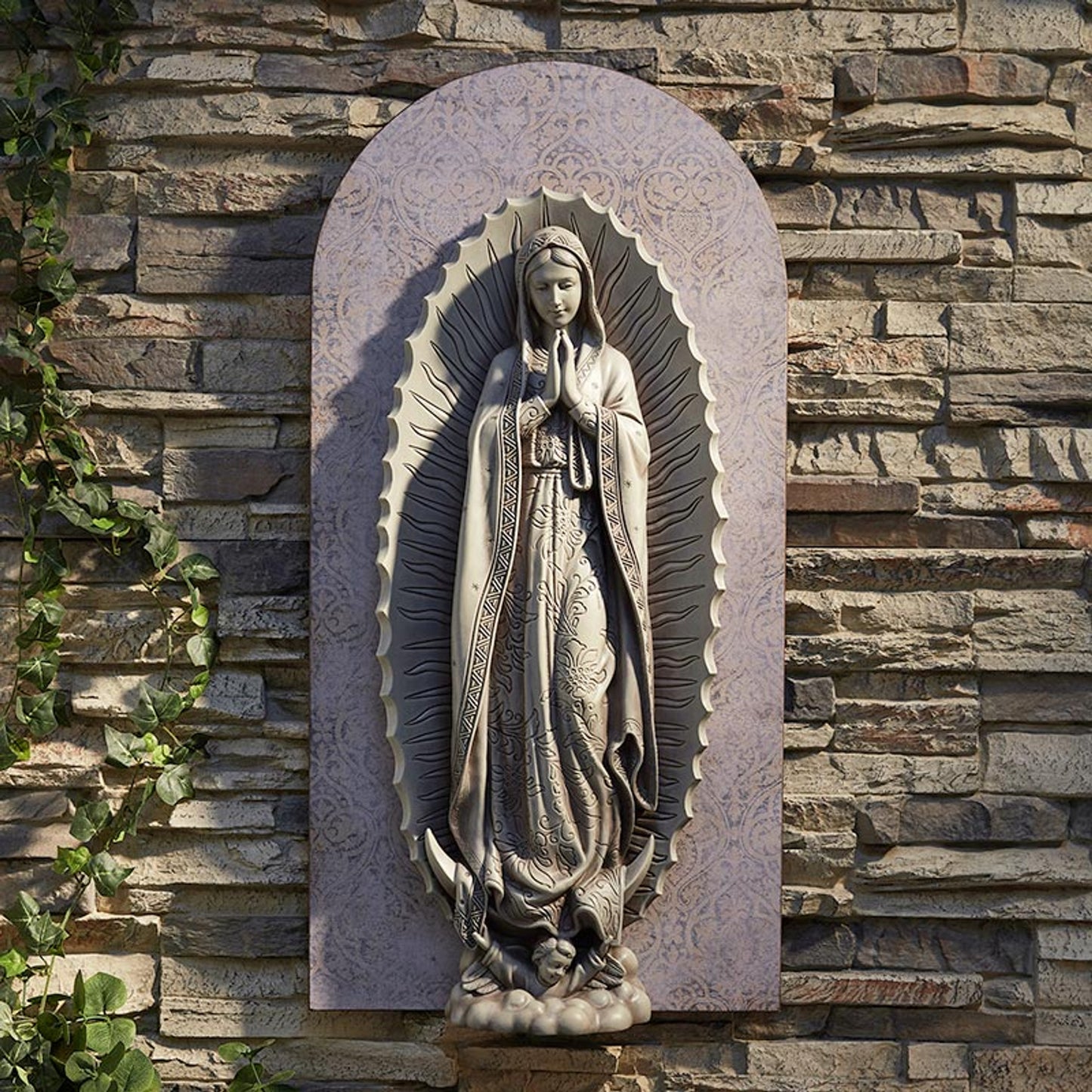 Our Lady of Guadalupe Garden Wall Plaque