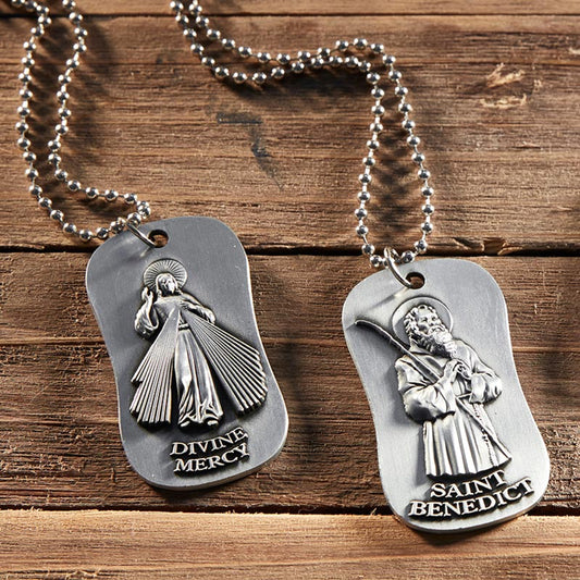 Saint Benedict Dog Tag - Heavenly Guardians