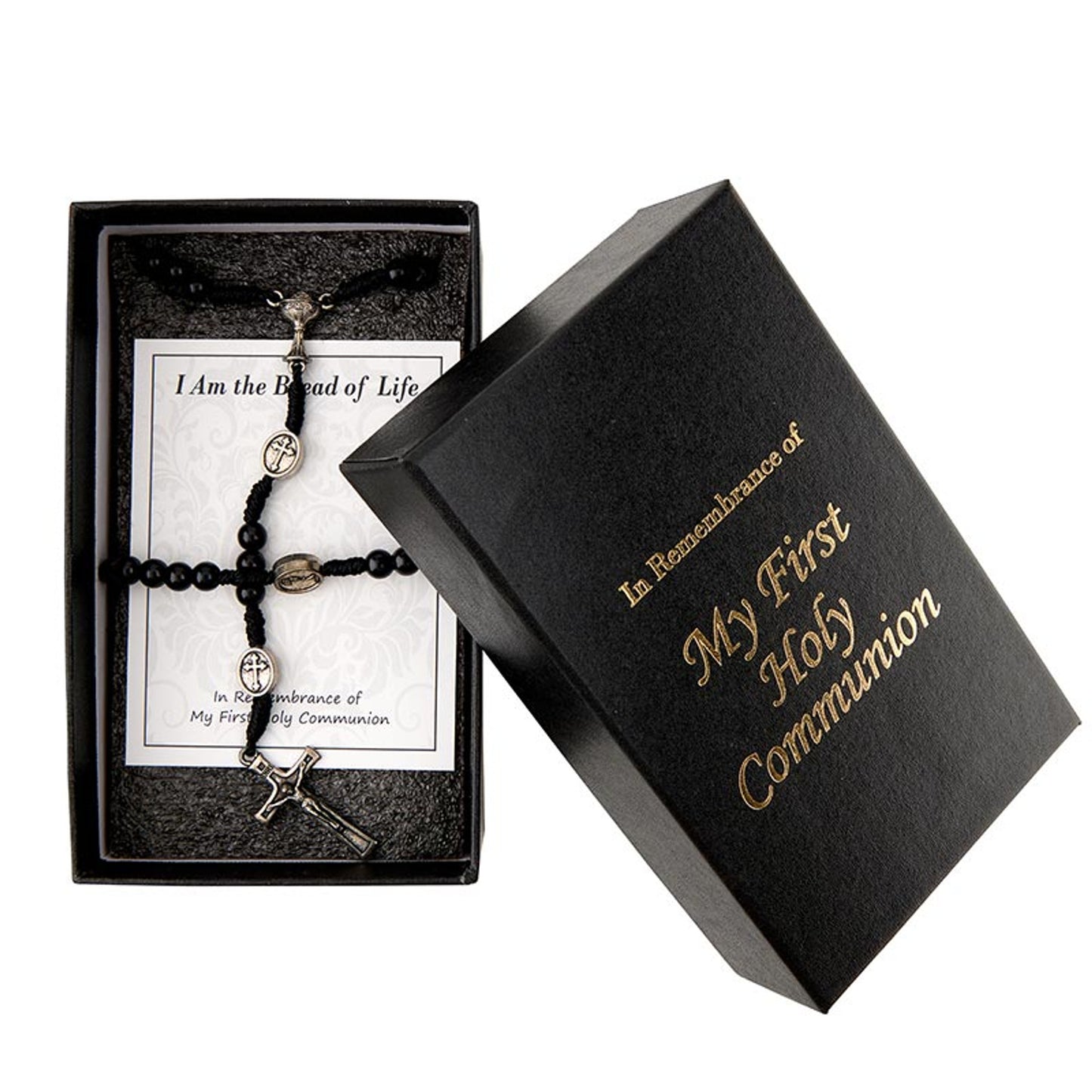 First Communion Necklace Bracelet Set - Boy