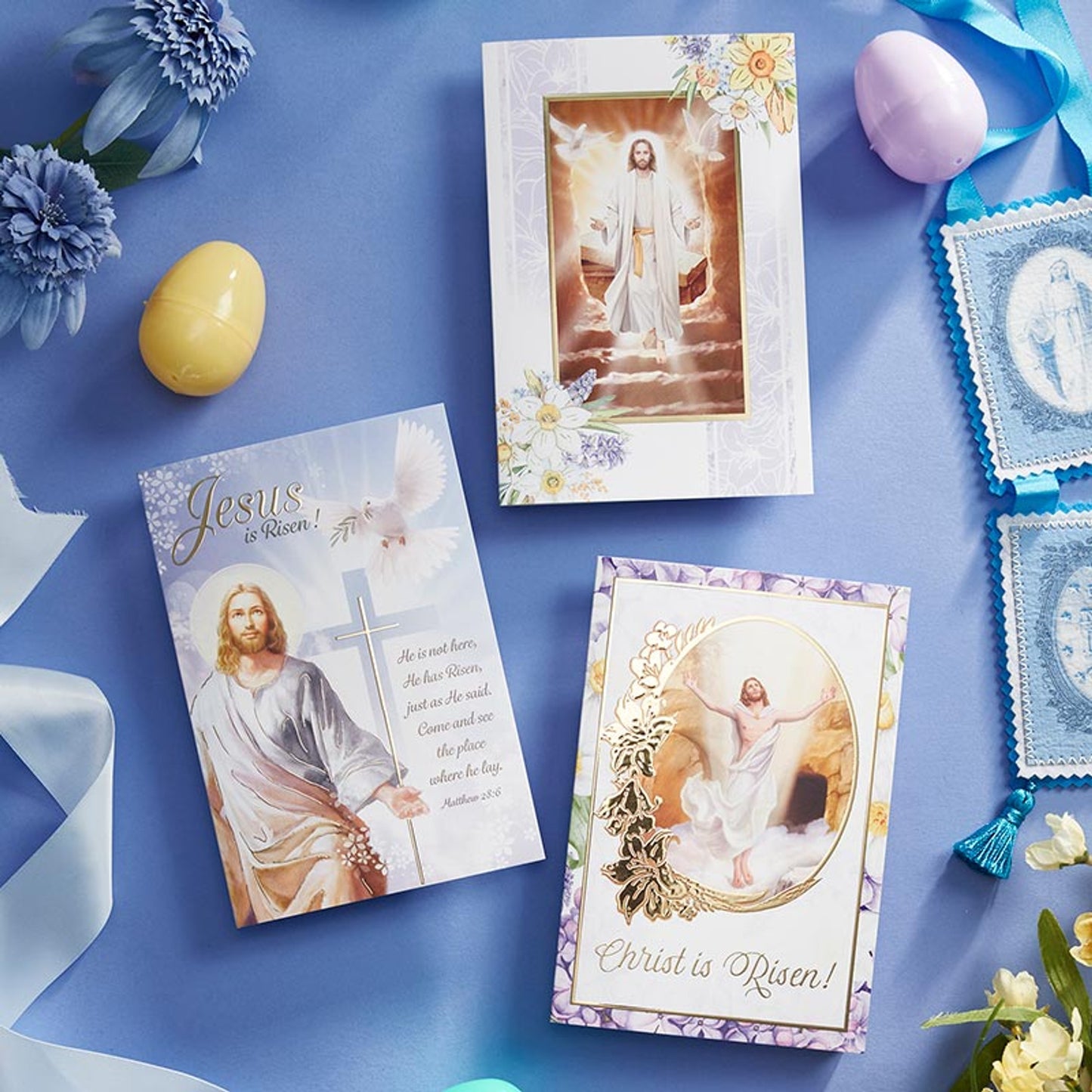 Jesus and Daffodils - Easter General Card - 12 pack