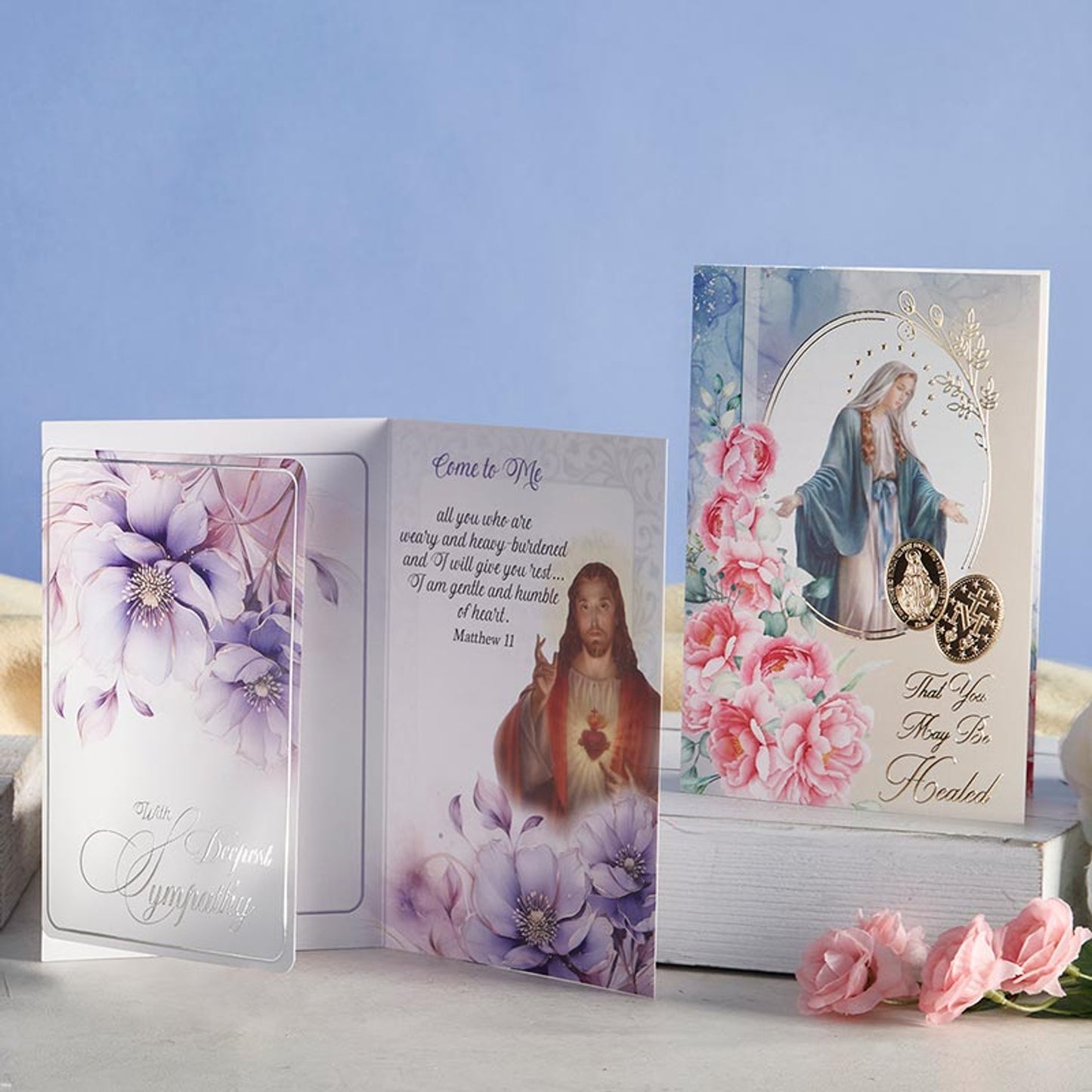 That You May Be Healed - Get Well Trifold - Floral