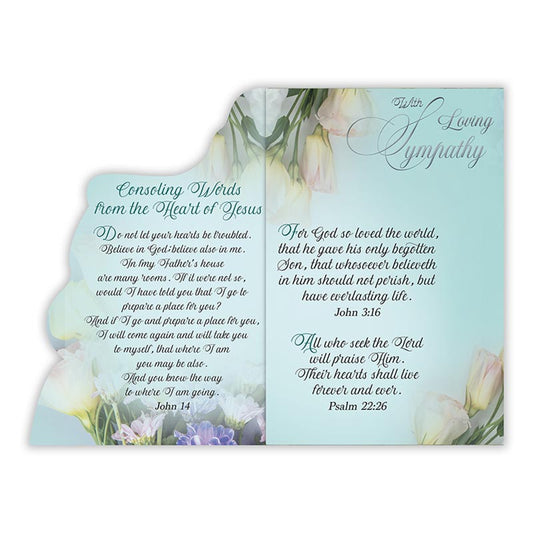 Sacred Heart - Sympathy Trifold