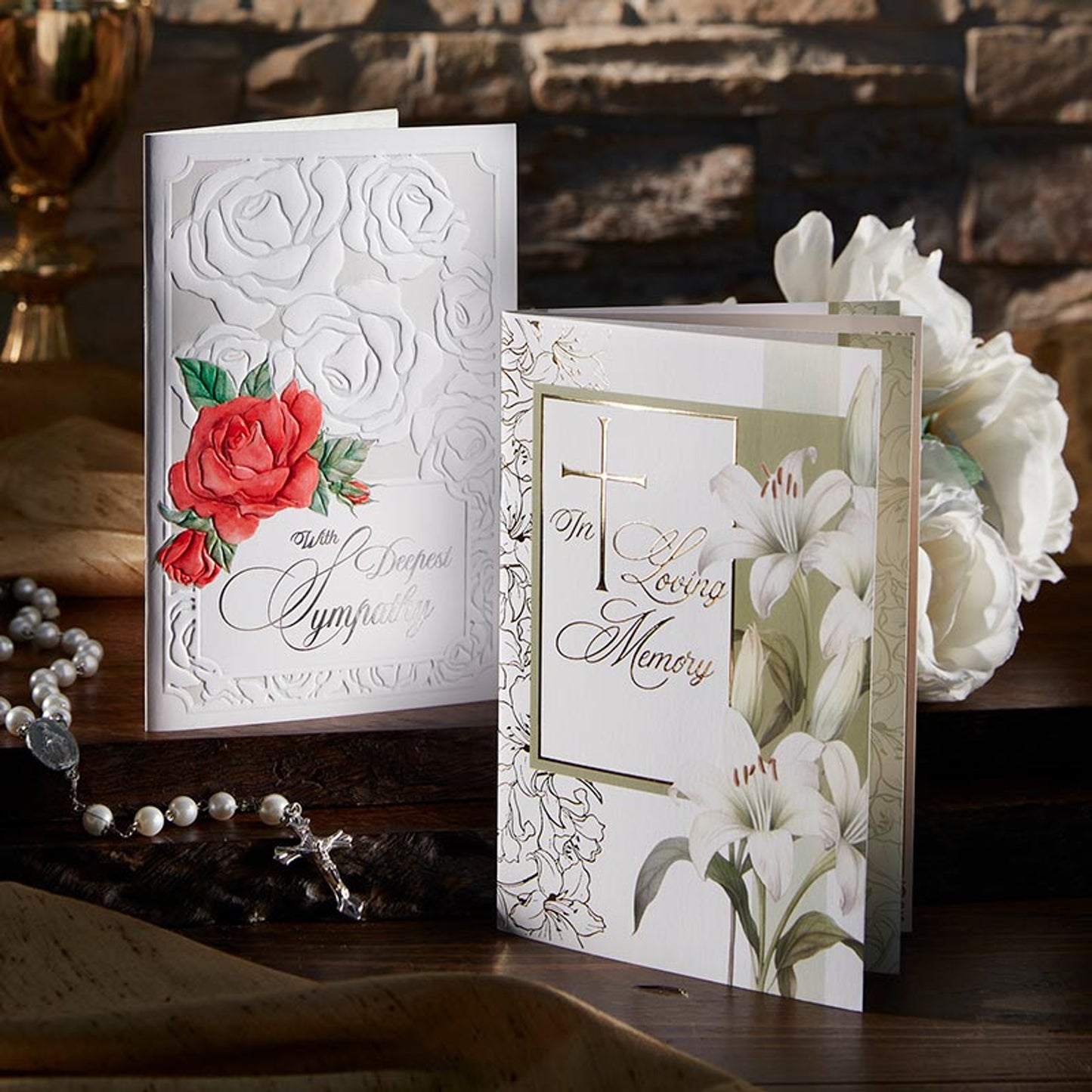 In Loving Memory - Sympathy Booklet - Green - 12 pack