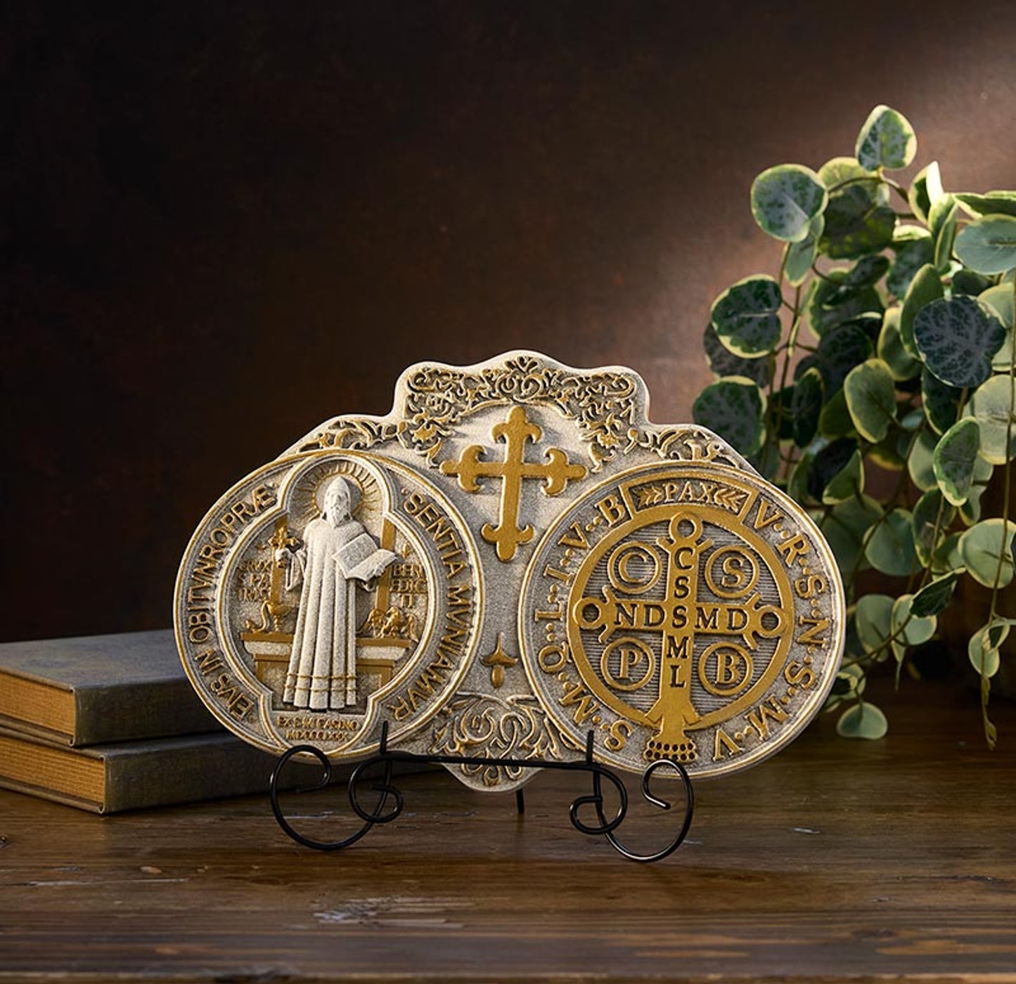 Saint Benedict Medal Plaque