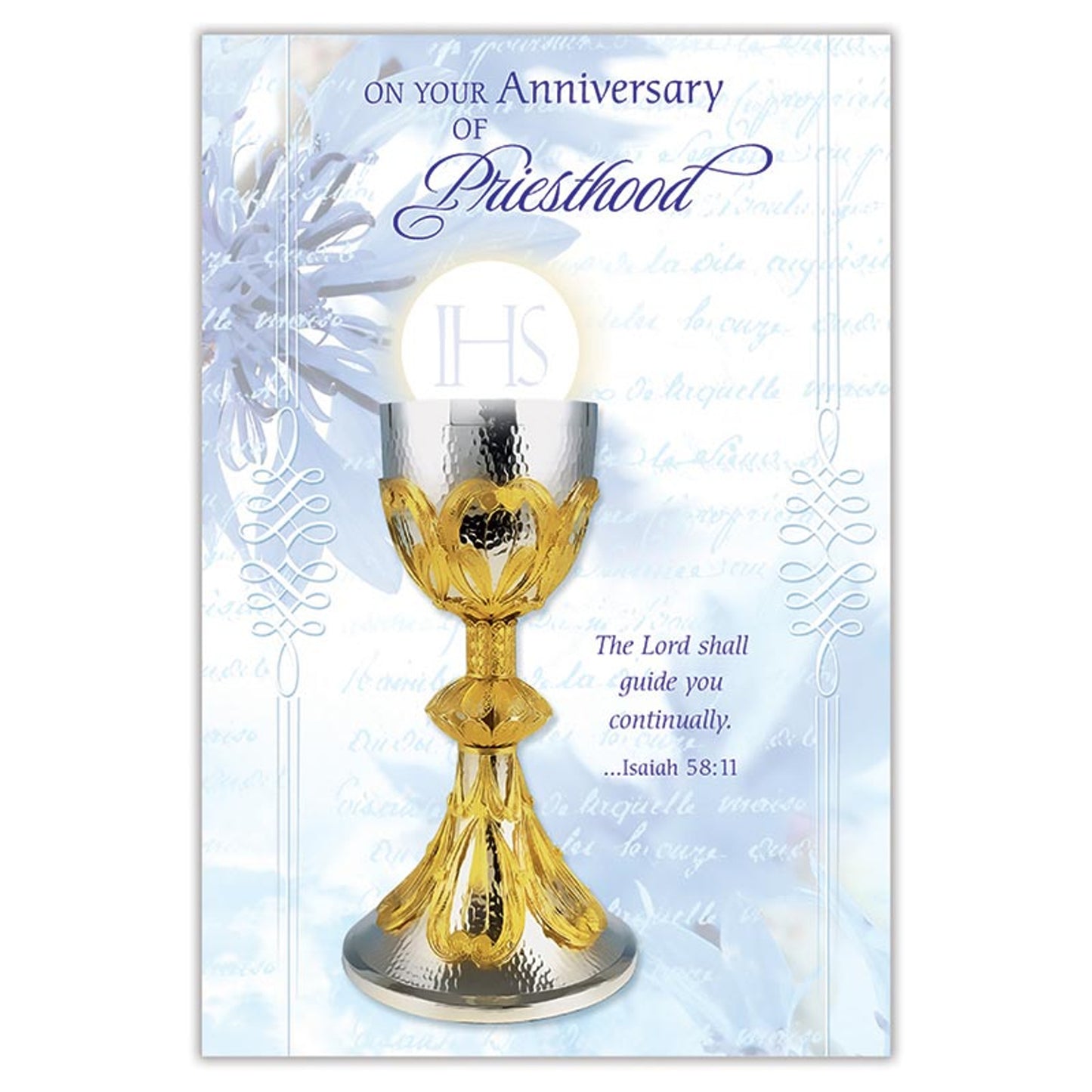 On Your Anniversary of Priesthood Card