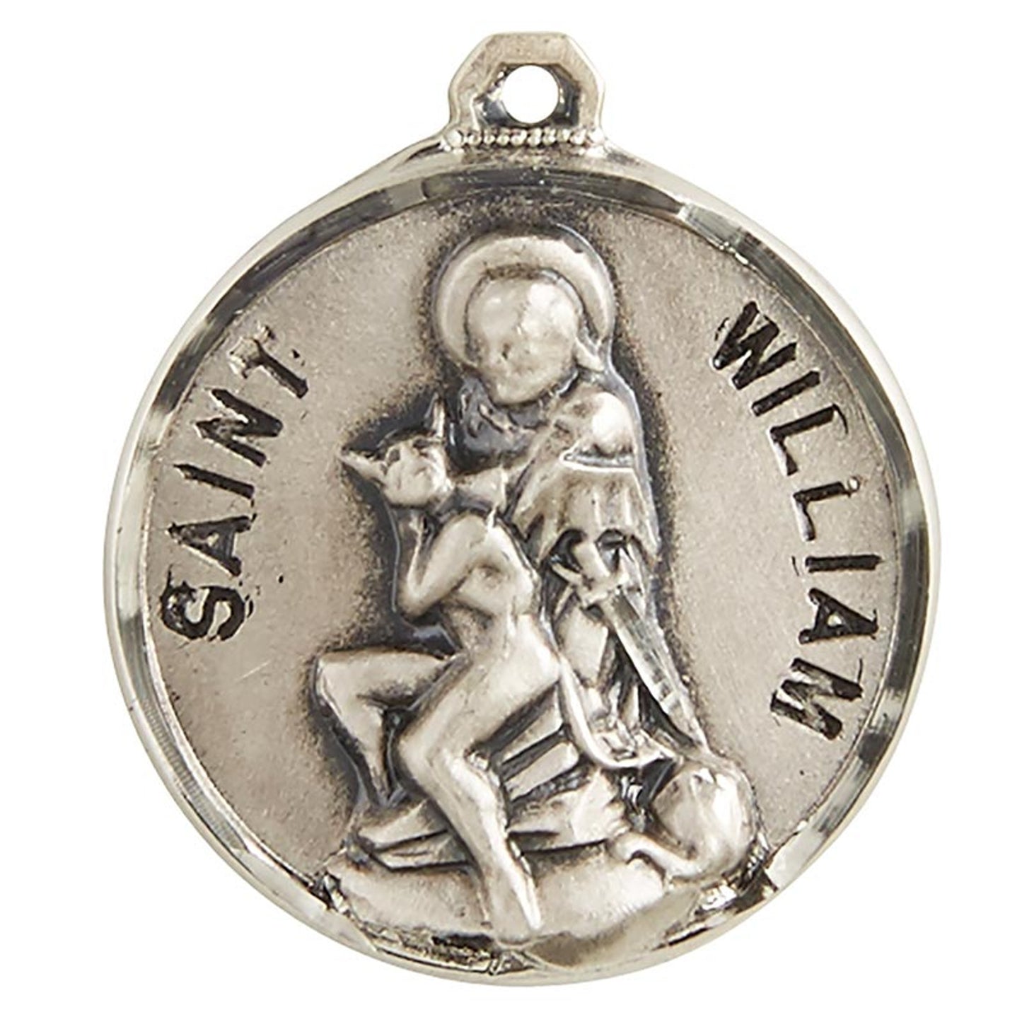 Sterling Patron Saint William Medal