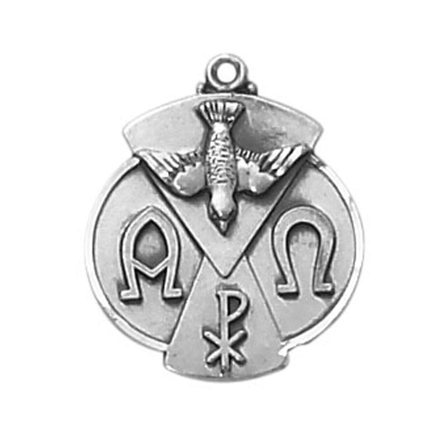 Sterling Silver Holy Spirit Pendant