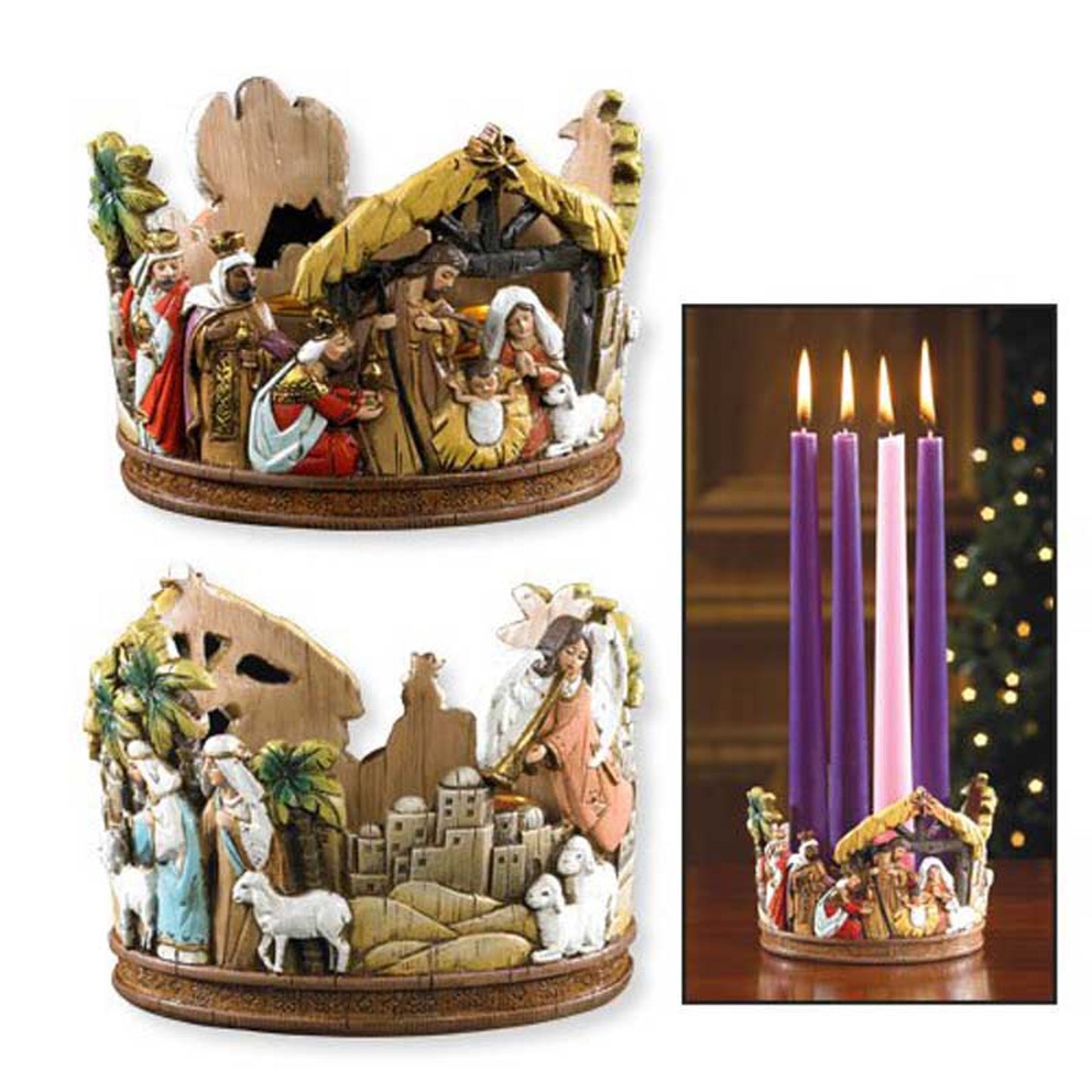 Nativity Advent Candleholder (VC680)