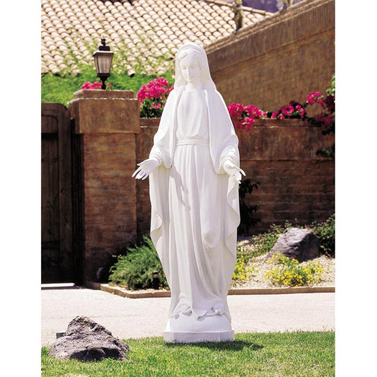 Our Lady of Grace - White 58" H Statue