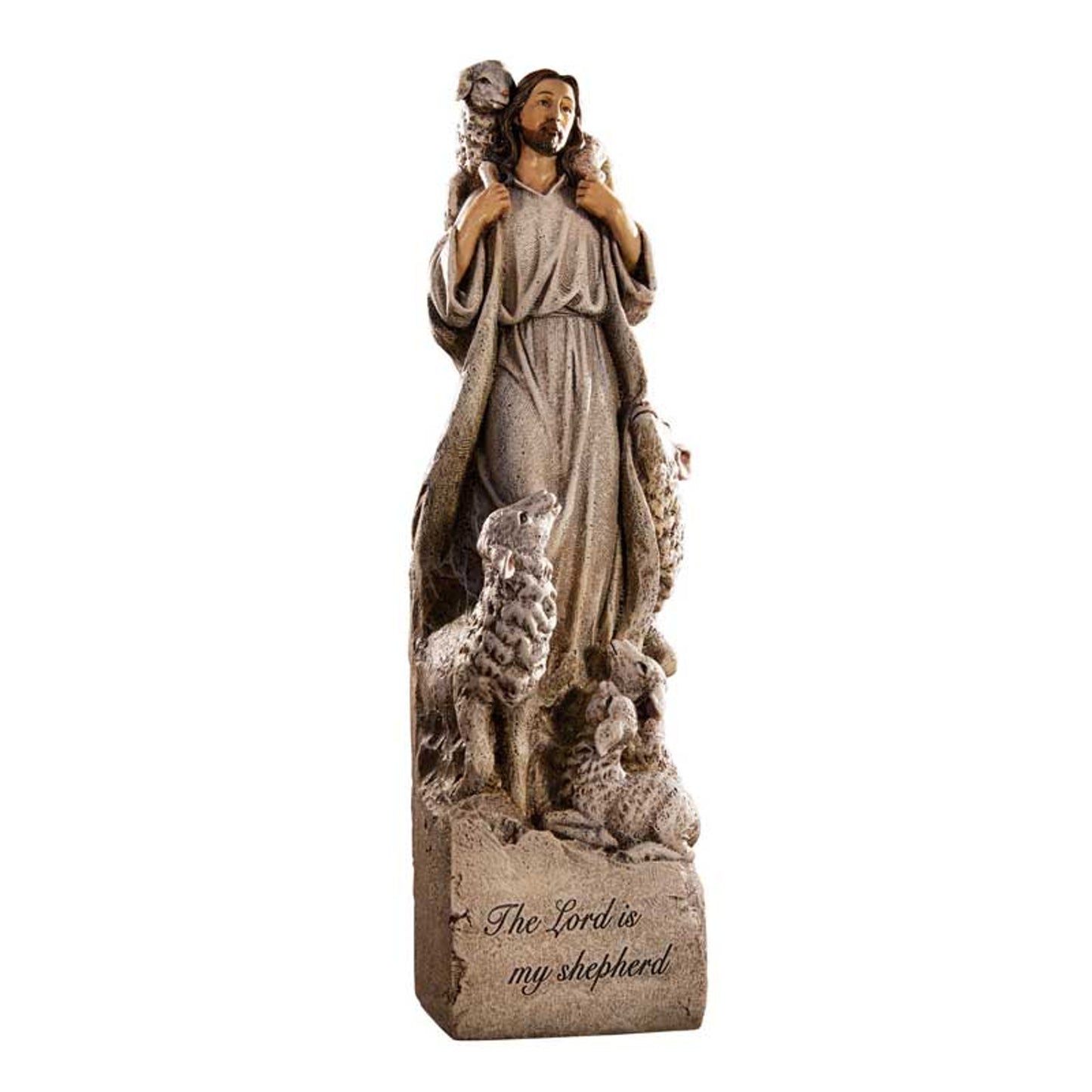 12" H The Lord Is My Shepherd Statue
