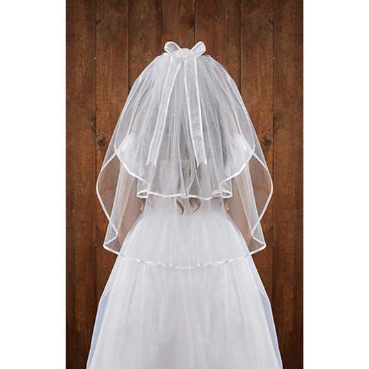 Crystal Tiara First Communion Veil