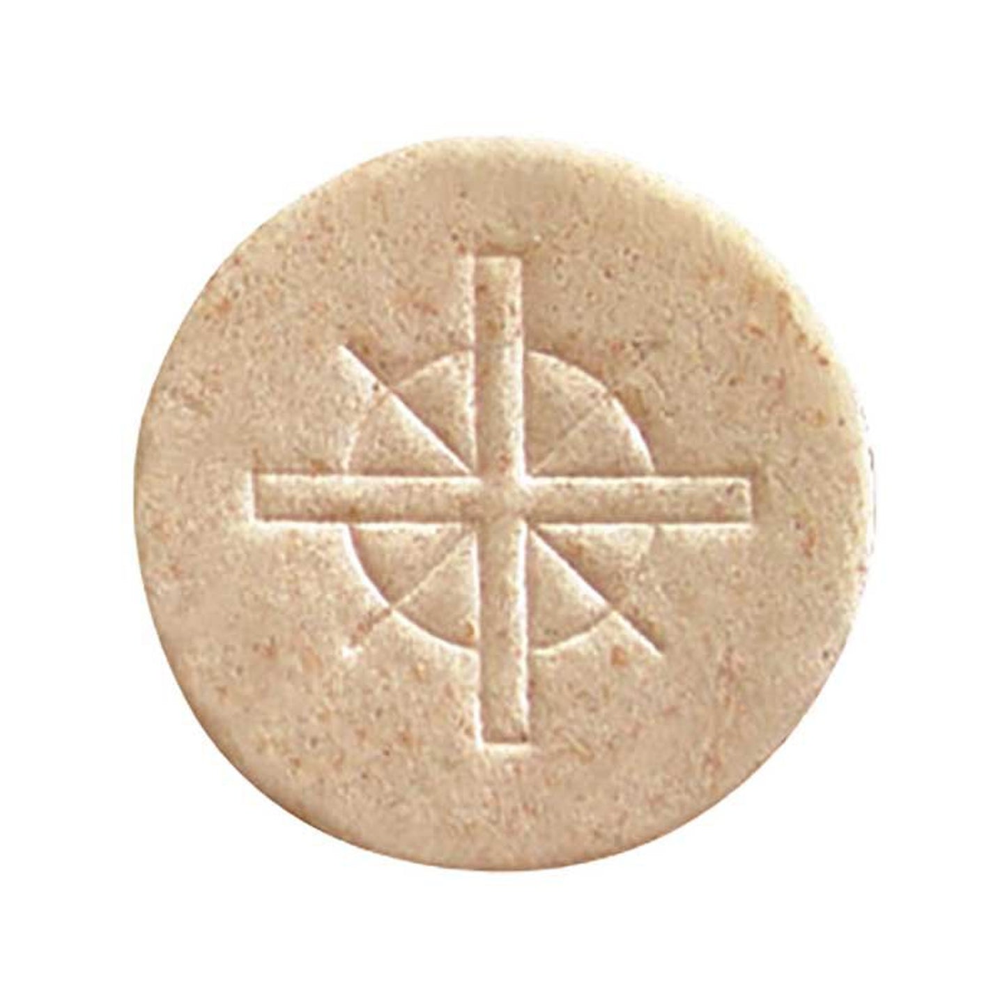 1-1/2" Wheat Fancy Cross Hosts - 500/cnt - 500/PK