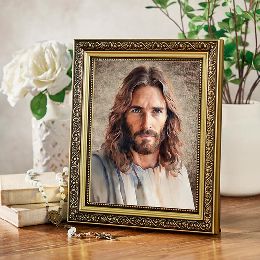 Come Follow Me Gold Tone Framed Print