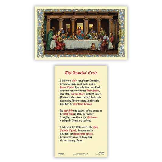 Last Supper Holy Card - 25/PK