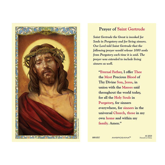 Ecce Homo Laminated Holy Card - 25/PK