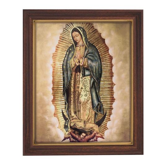 Our Lady of Guadalupe Wood Tone Framed Print (81