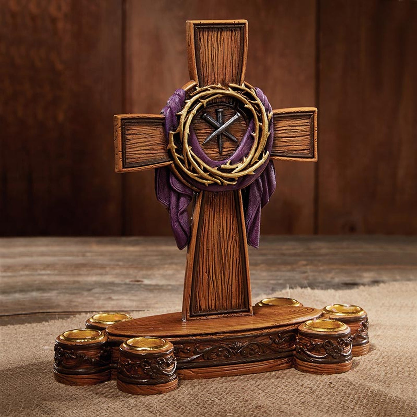 Lenten Candle Holder