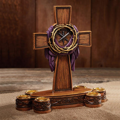 Lenten Candle Holder