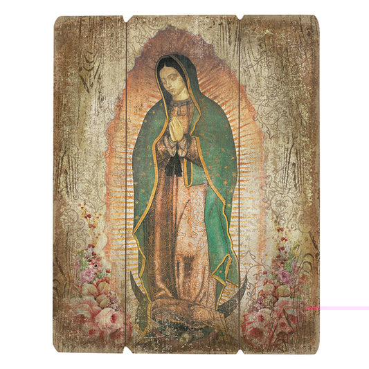 Wood Pallet Sign - Our Lady of Guadalupe (B3123)