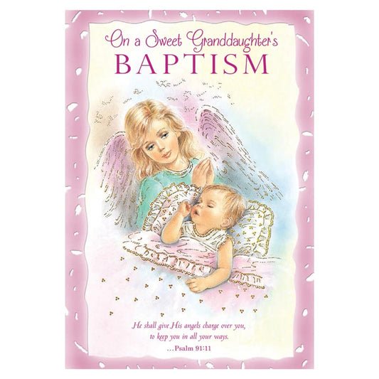 On a Sweet Granddaughter's Baptism Card