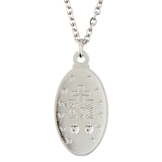 Miraculous Medal Necklace (BK