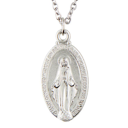 Miraculous Medal Necklace (BK - 12 pack