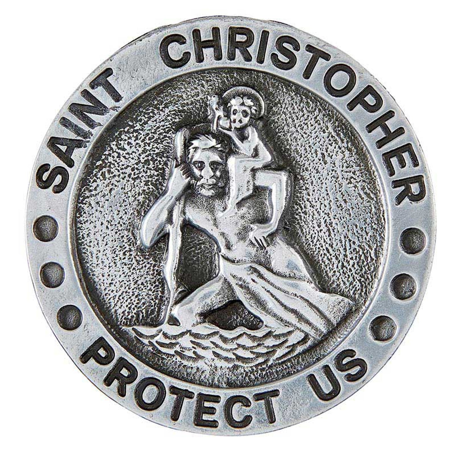 Saint Christopher Visor Clips (BK