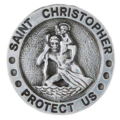 Saint Christopher Visor Clips (BK