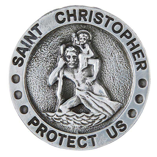 Saint Christopher Visor Clips (BK