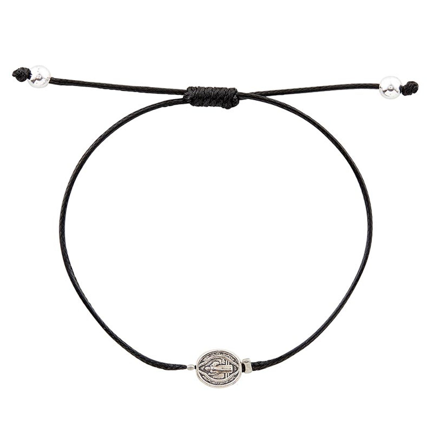 Saint Benedict Charm Adjustable Bracelet - 12 pack