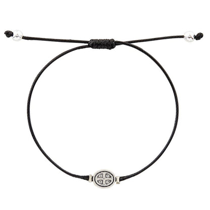 Saint Benedict Charm Adjustable Bracelet - 12 pack